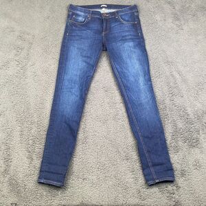 Edyson Jeans Womens Size 28 Sloan Skinny Dark Wash Blue Denim Stretch